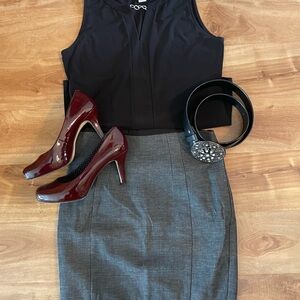 Date Night Gray Skirt Bundle